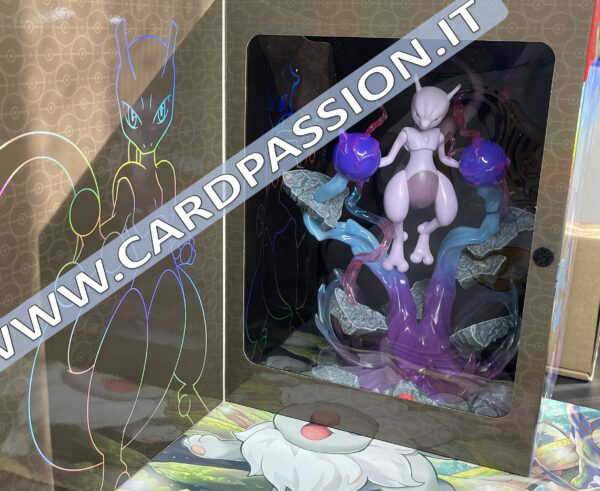 ★ Statua Pokémon Mewtwo in resina | Illuminazione LED 25cm - immagine 3