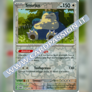 143/165 Snorlax Reverse | Scarlatto e Violetto 151