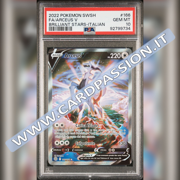 166/172 Arceus V Alternative Art | Astri Lucenti – PSA 10