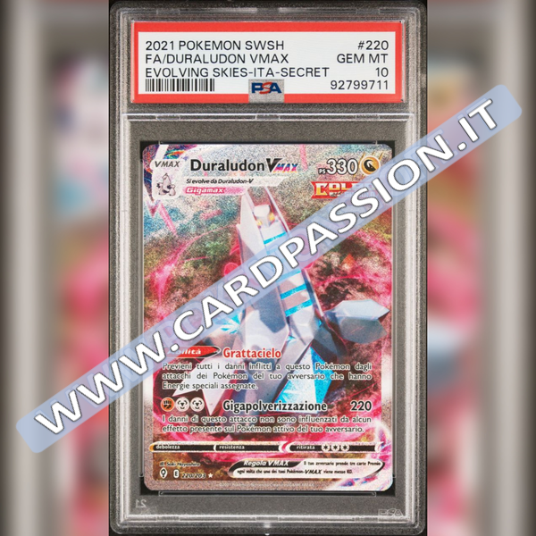 220/203 Duraludon VMax Alternative Art | Evoluzioni Eteree – PSA 10