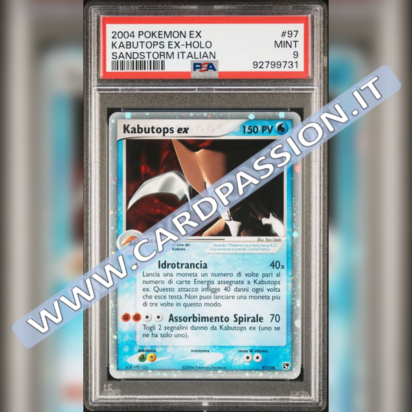 97/100 Kabutops ex | ex Tempesta di Sabbia – PSA 9