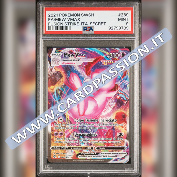 269/264 Mew VMax Alternative Art | Colpo Fusione – PSA 9