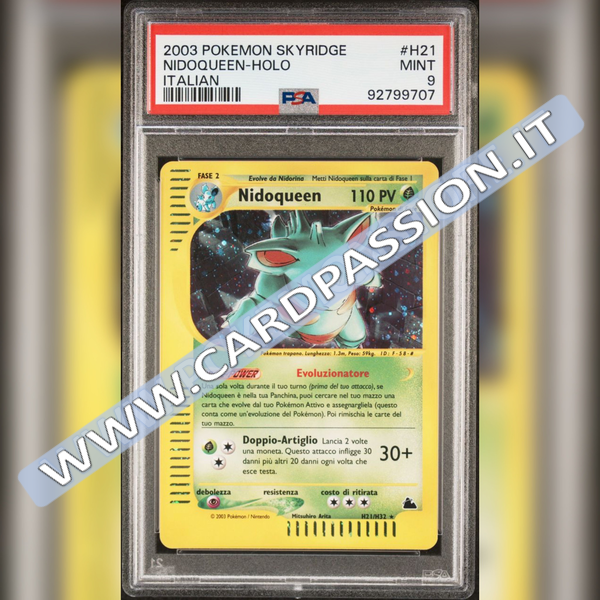 H21/H32 Nidoqueen Holo | Skyridge – PSA 9