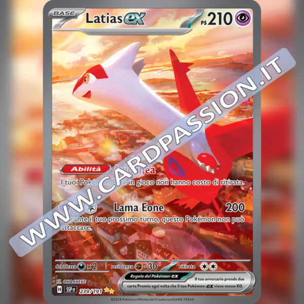 239/191 Latias ex (Alternative Art) | Scintille Folgoranti