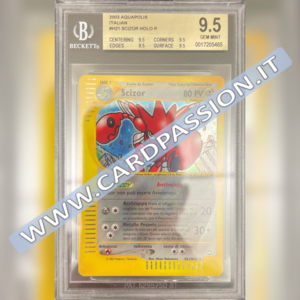 H21/H32 Scizor Holo | Aquapolis - BGS 9.5 (Quad sub)