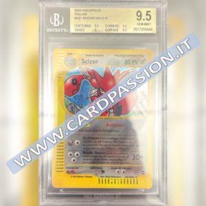 H21/H32 Scizor Holo | Aquapolis - BGS 9.5