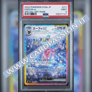 211/187 Espeon ex Alternative Art | Terastal Festival ex - PSA 9