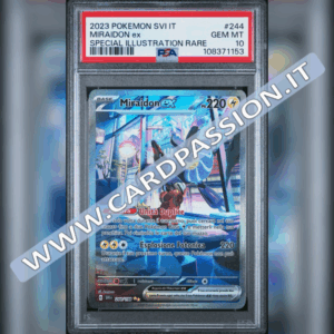 244/198 Miraidon ex Alternative Art | Scarlatto e Violetto - PSA 10