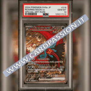218/187 Roaring Moon ex Alternative Art | Terastal Festival ex - PSA 10
