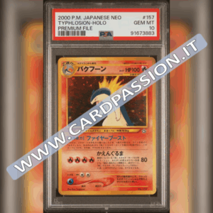 No. 157 Typhlosion Holo | Premium File - PSA 10