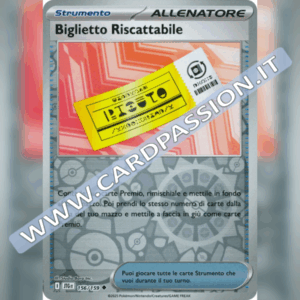 156/159 Biglietto Riscattabile Reverse | Avventure Insieme